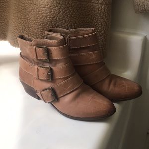 Gianni Bini Low Buckle Booties